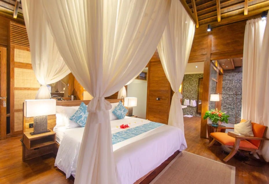 Kamar di Villa mungil di Labuan Bajo