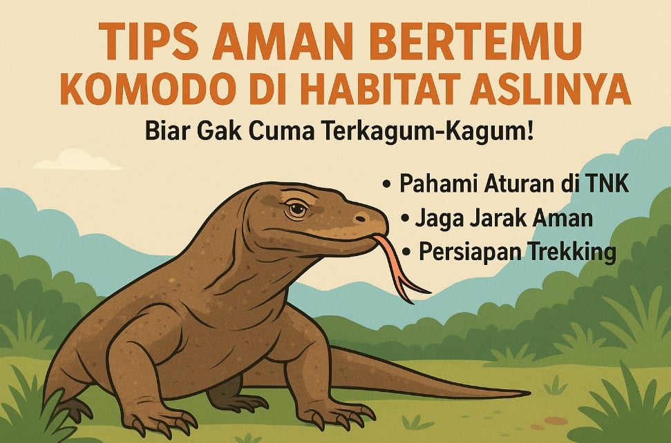 Tips Aman Bertemu Komodo